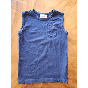 Boys Hanna Andersson Blue Tank Top US 4